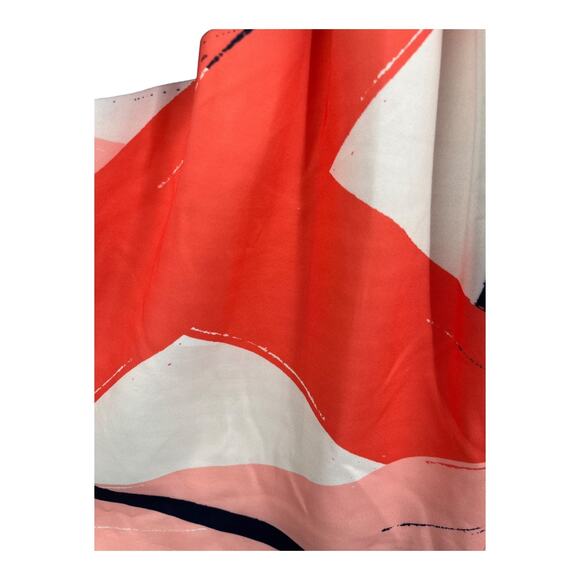 Vince Camuto dress brushstroke print fit & flare size 4 - Picture 4 of 8